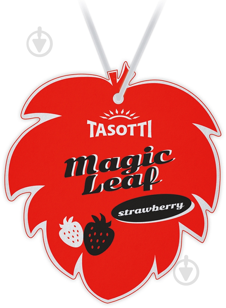 Ароматизатор подвесной Tasotti Magic Leaf Strawberry - фото 2