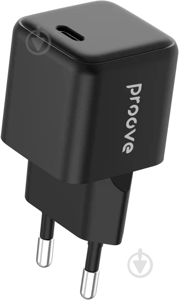 Сетевое зарядное устройство Proove Pocket GaN Type-C 25W (WCPG25010201) Black - фото 1