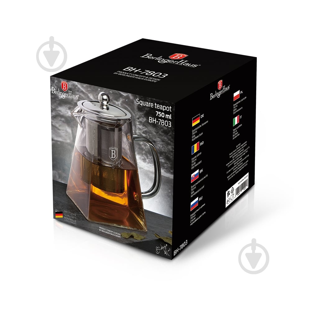 Чайник заварочный Berlinger 0,75 л BH 7803 - фото 2 Чайник заварочный Berlinger 0,75 л BH 7803 - фото 2
