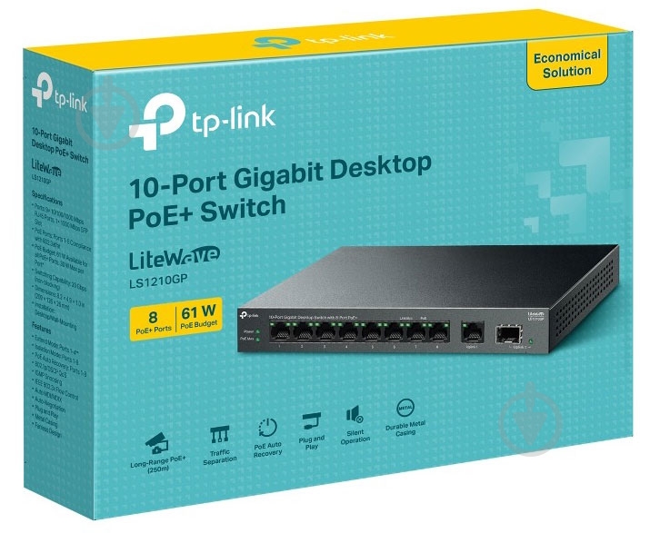 Коммутатор TP-Link LS1210GP - фото 3