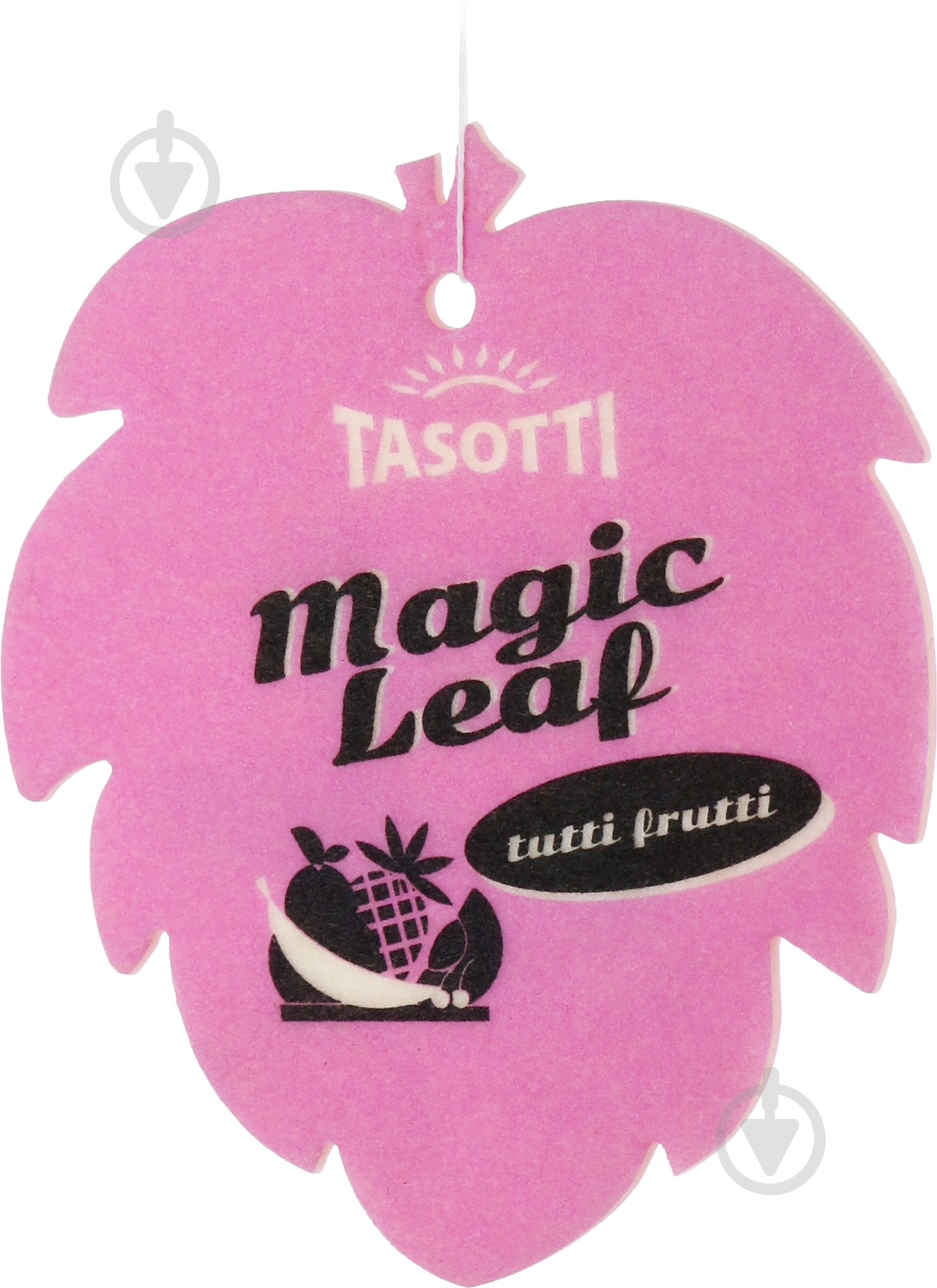 Ароматизатор подвесной  Tasotti Magic Leaf tutti frutti - фото 2