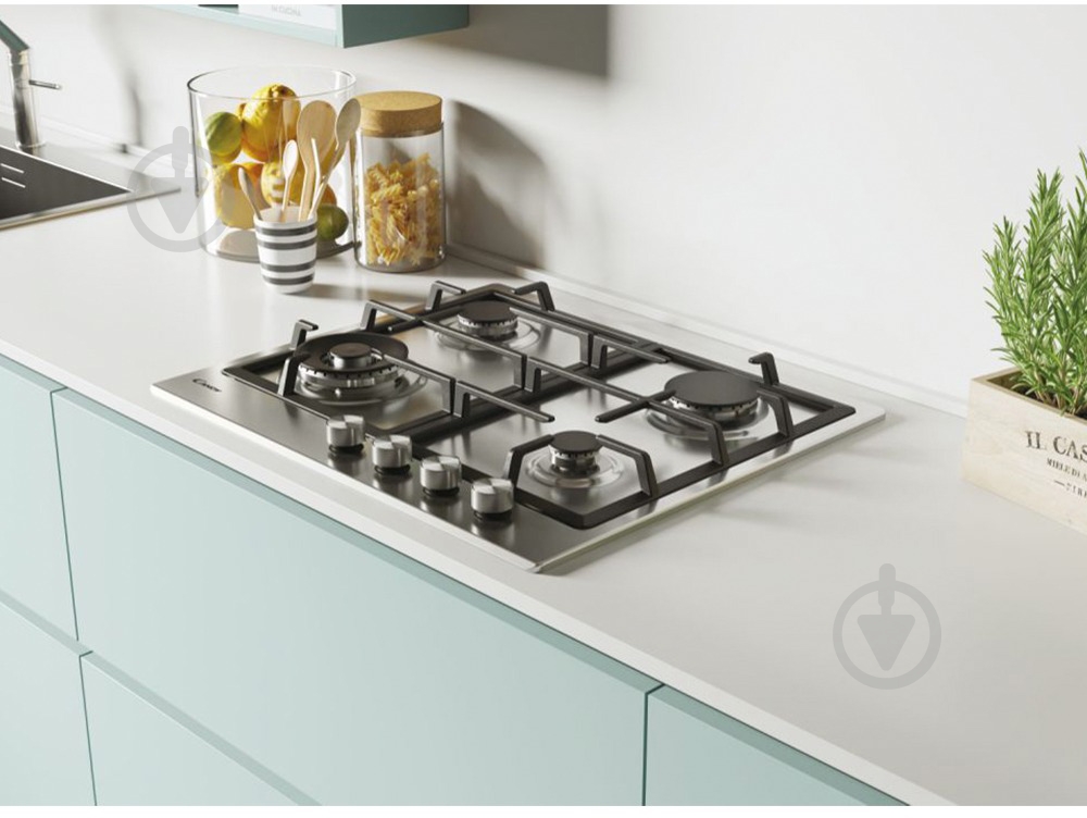 Варочная поверхность газовая Candy CHG6BF4WPX - фото 2