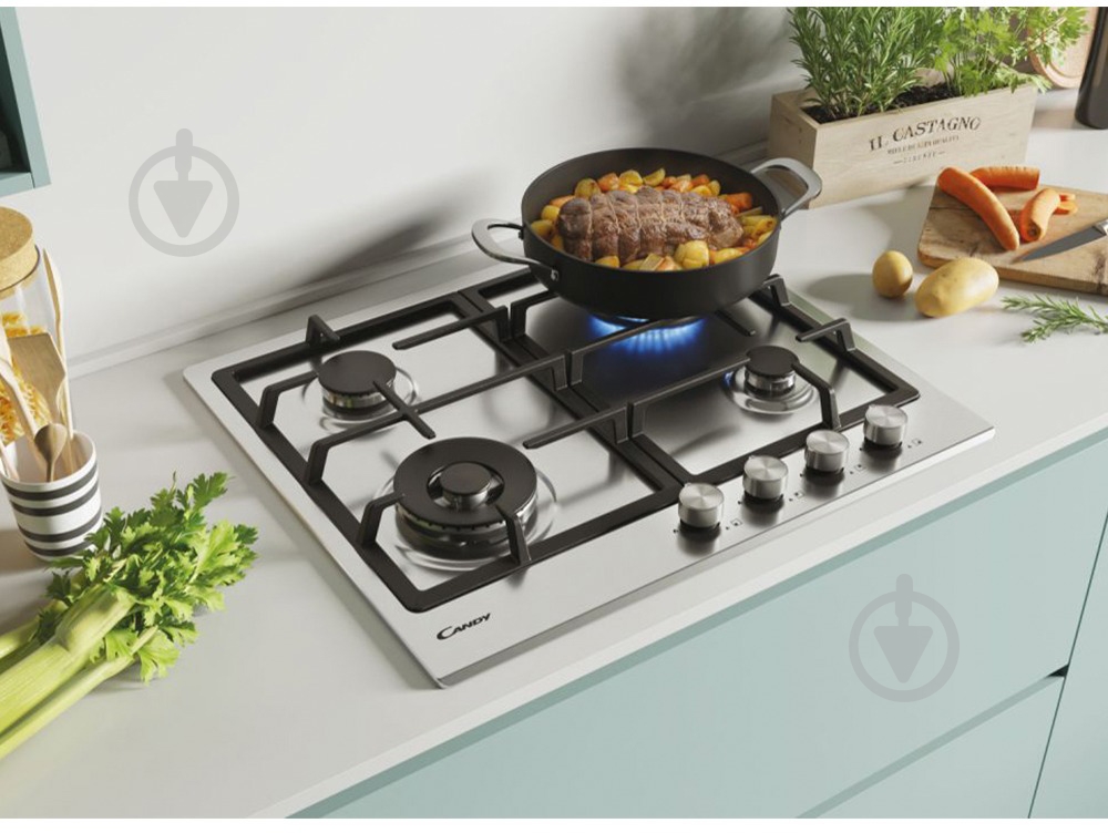 Варочная поверхность газовая Candy CHG6BF4WPX - фото 3