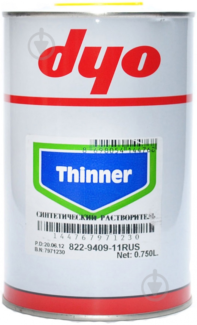 Растворитель синтетический Thinner 0,75 л - фото 1 Растворитель синтетический Thinner 0,75 л - фото 1