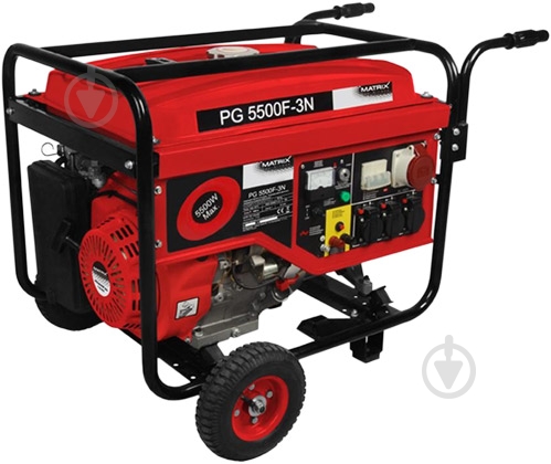 Генератор бензиновый Matrix ® F-3N 3,6 кВт / 5 кВт 380 В PG 5500 - фото 1