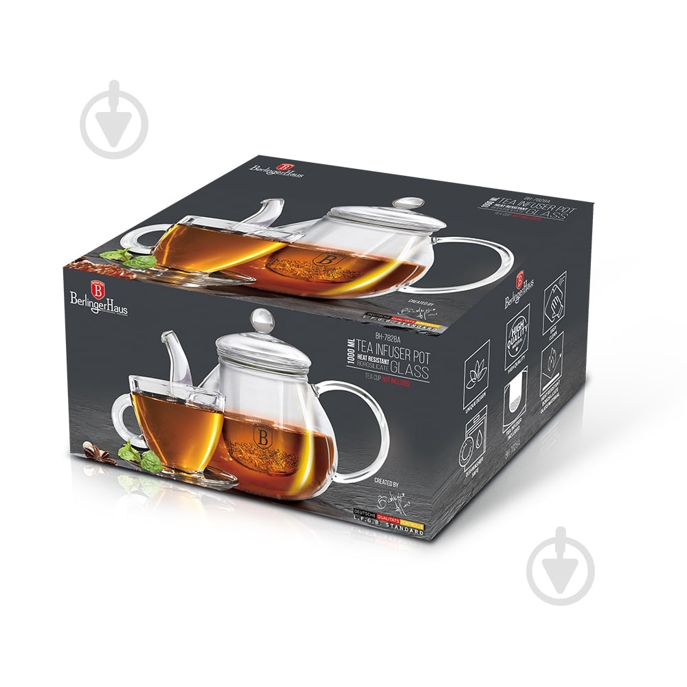 Чайник заварювальний Berlinger 1,0 л BH 7828A - фото 2