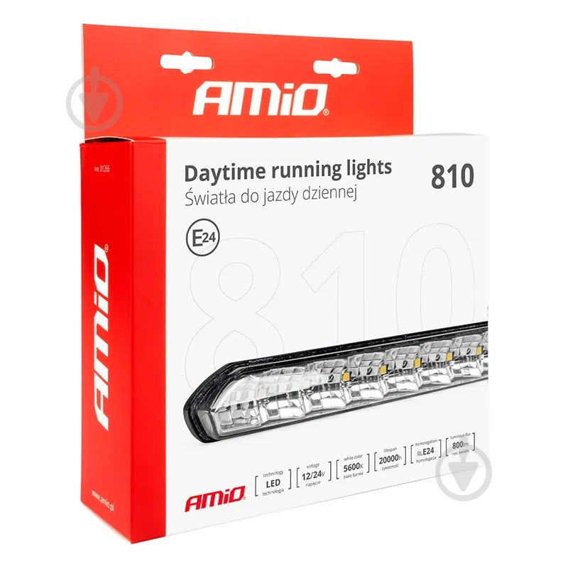 Фара додаткова AMiO DRL 810 ver.2 (01266) 6 Вт 12 В - фото 6 Фара додаткова AMiO DRL 810 ver.2 (01266) 6 Вт 12 В - фото 6