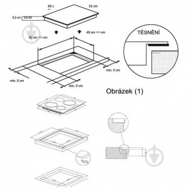 Варочная поверхность электрическая Candy CTP6SC4/E14U - фото 4 Варочная поверхность электрическая Candy CTP6SC4/E14U - фото 4