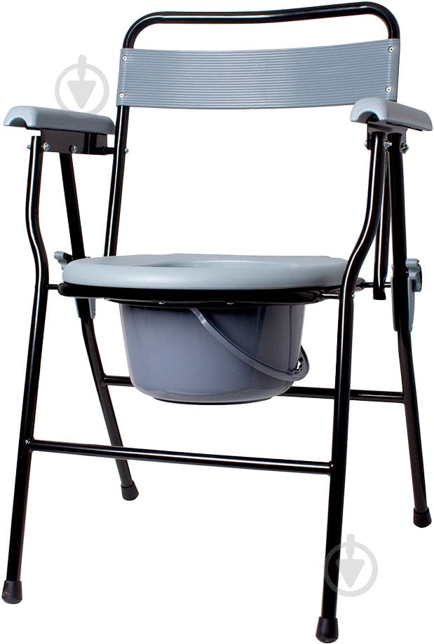 Стілець-туалет з санітарним оснащенням, нерегульоване за висотою, складне Ridni Care RD-CARE-T01 (KJT710B) - фото 1 Стілець-туалет з санітарним оснащенням, нерегульоване за висотою, складне Ridni Care RD-CARE-T01 (KJT710B) - фото 1