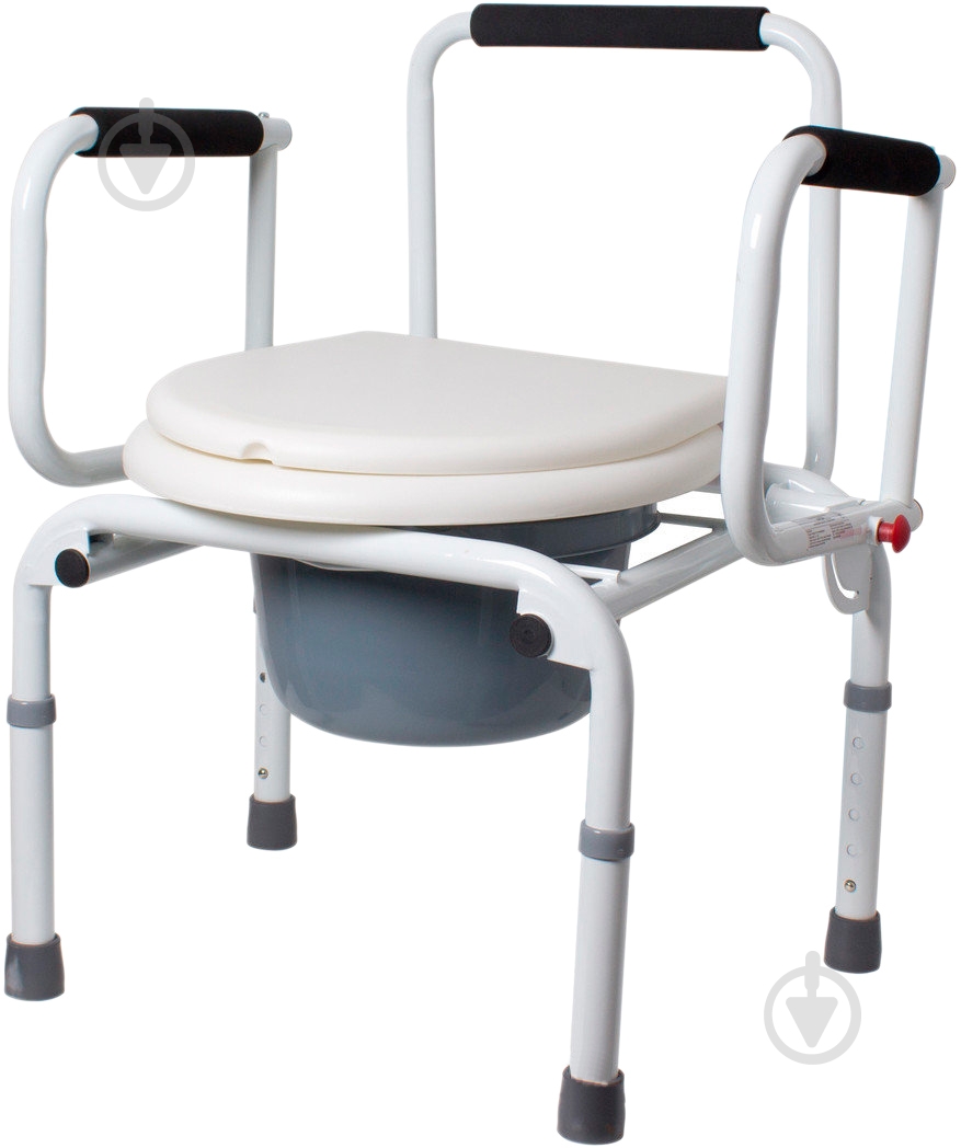 Стілець-туалет Ridni Care RD-CARE-T03 (KJT729) з санітарним оснащенням, регульоване за висотою, з відкидними підлокітником - фото 1 Стілець-туалет Ridni Care RD-CARE-T03 (KJT729) з санітарним оснащенням, регульоване за висотою, з відкидними підлокітником - фото 1
