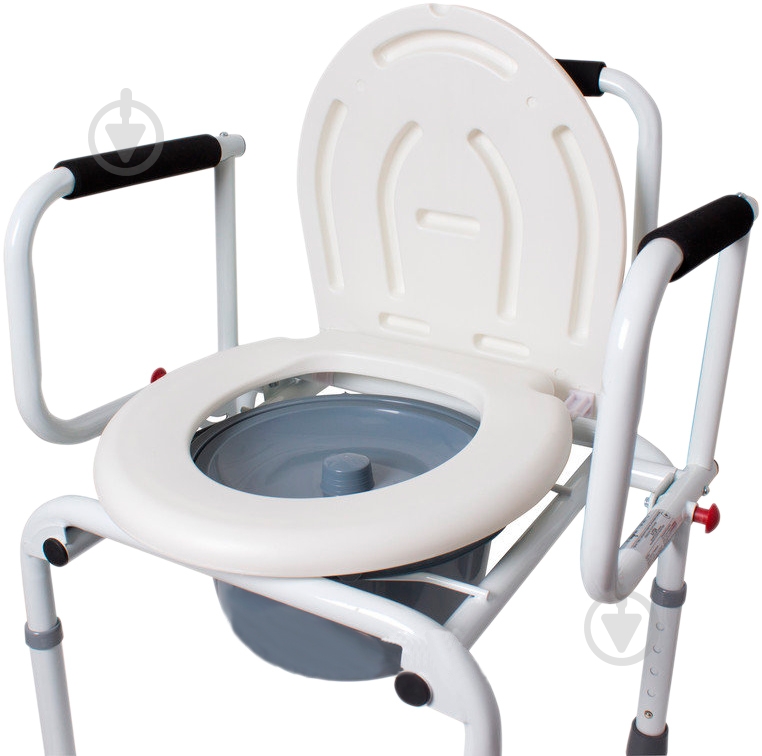 Стілець-туалет Ridni Care RD-CARE-T03 (KJT729) з санітарним оснащенням, регульоване за висотою, з відкидними підлокітником - фото 3 Стілець-туалет Ridni Care RD-CARE-T03 (KJT729) з санітарним оснащенням, регульоване за висотою, з відкидними підлокітником - фото 3