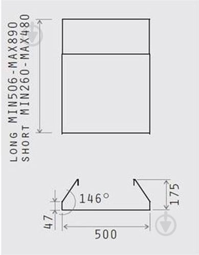 Короб для вытяжки Elica Kit Ico (0010704) - фото 2 Короб для вытяжки Elica Kit Ico (0010704) - фото 2