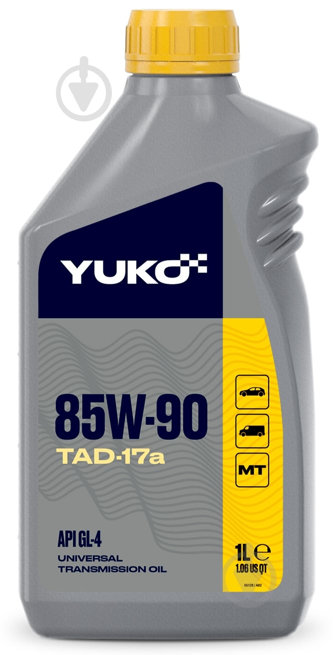 Масло трансмиссионное YUKO (VUKO) ТАД-17а 85W-90 1 л - фото 1