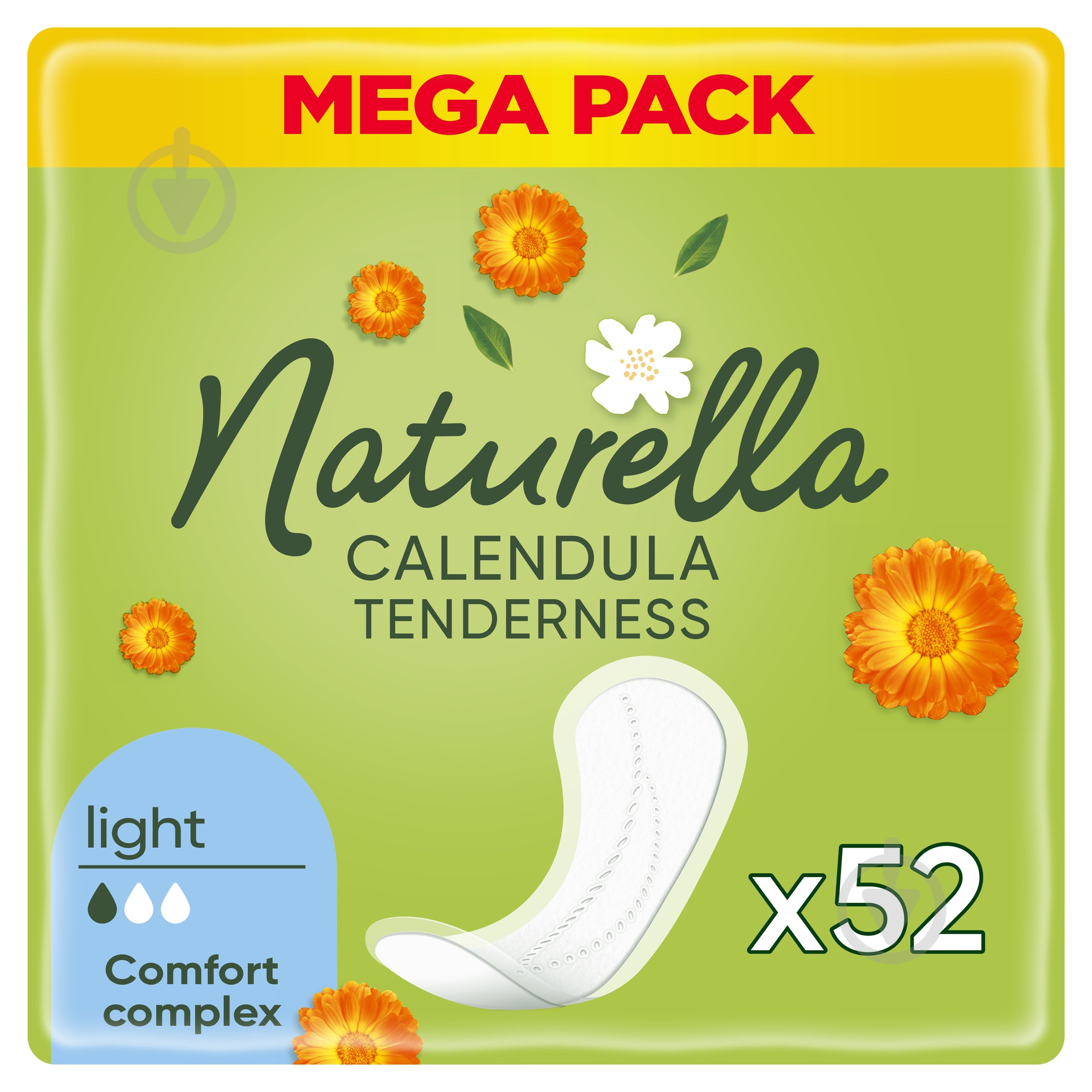 Прокладки ежедневные Naturella Calendulа light 52 шт. - фото 1