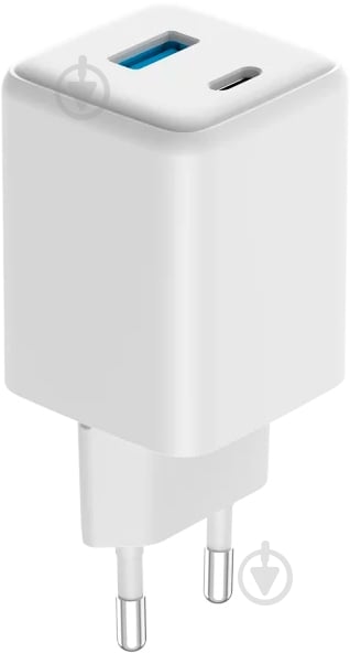 Сетевое зарядное устройство Proove Pocket GaN Plus 25W (Type-C + USB) (WCPG25111202) white - фото 4