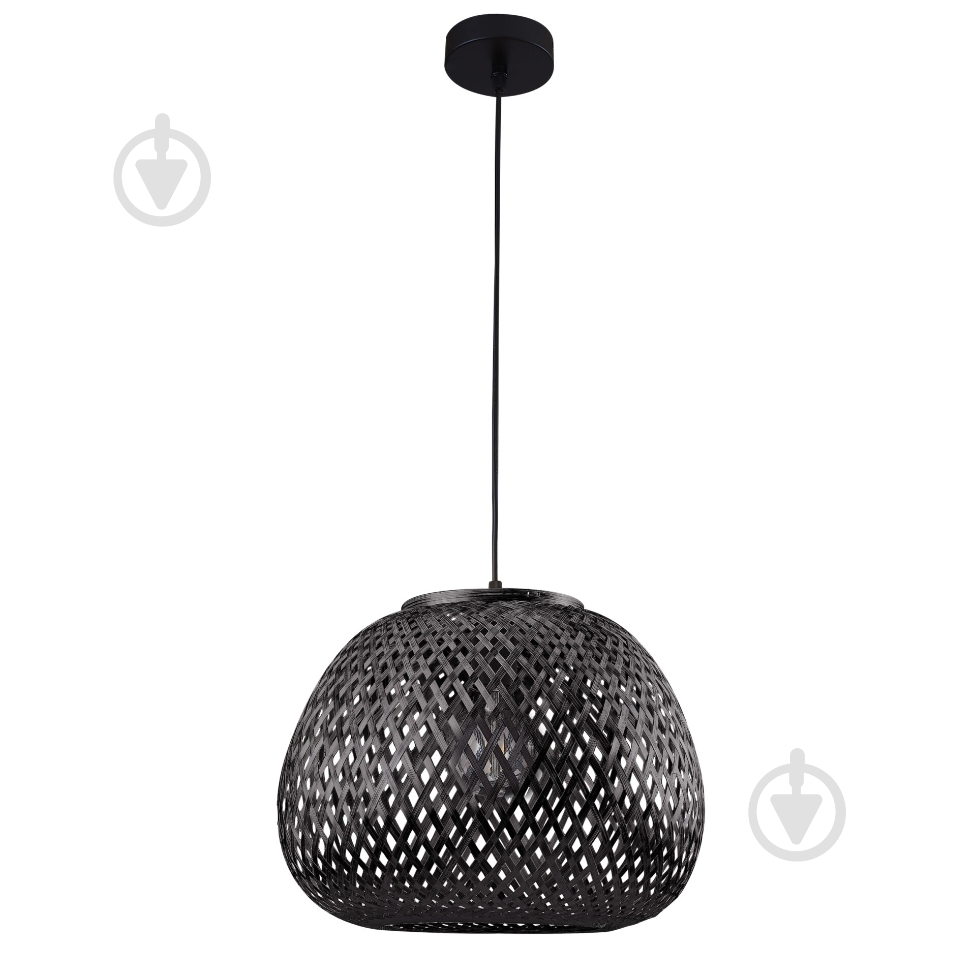 Светильник подвесной Goldlux Zanzibar 1x20 Вт /E27 черный 329219 - фото 1