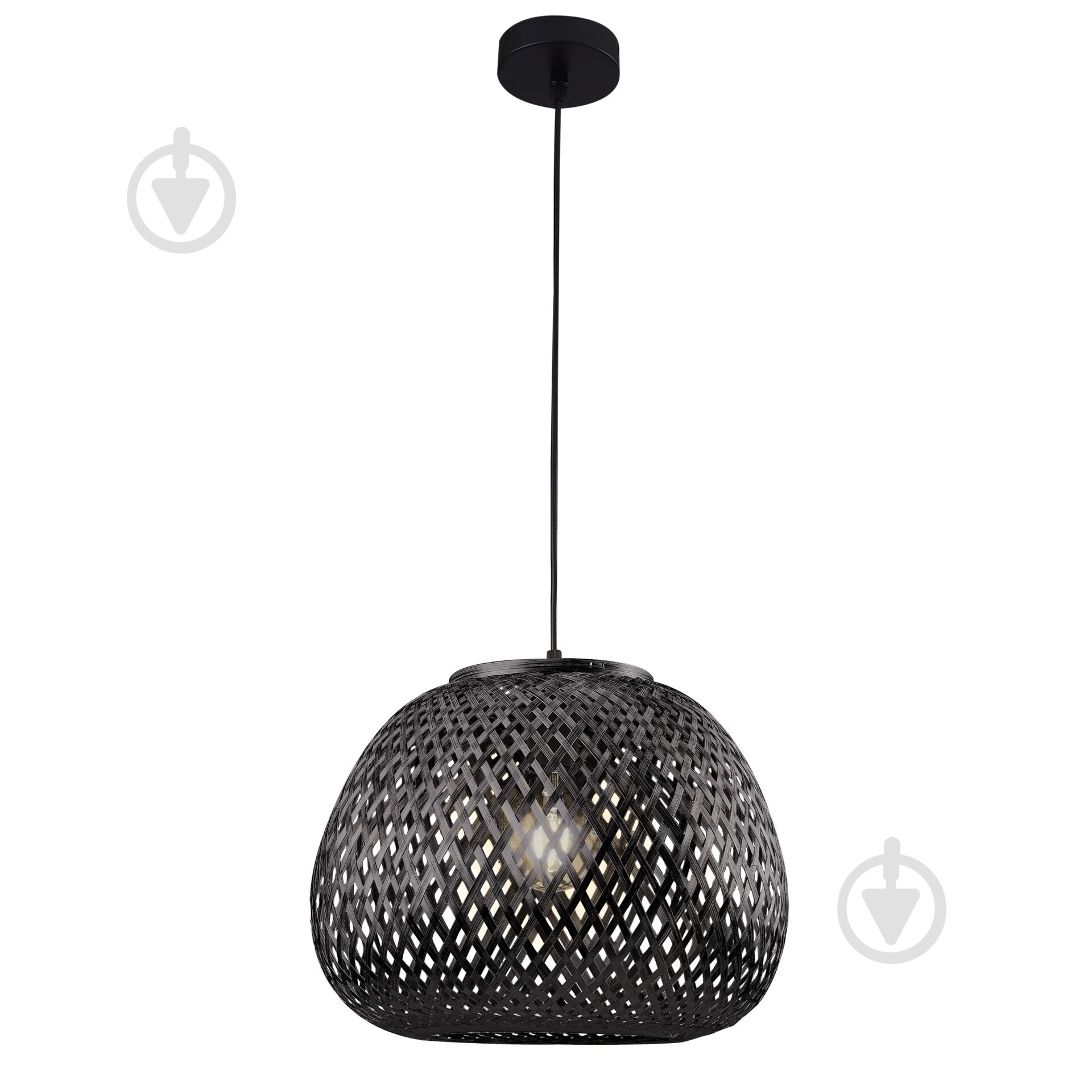 Светильник подвесной Goldlux Zanzibar 1x20 Вт /E27 черный 329219 - фото 3