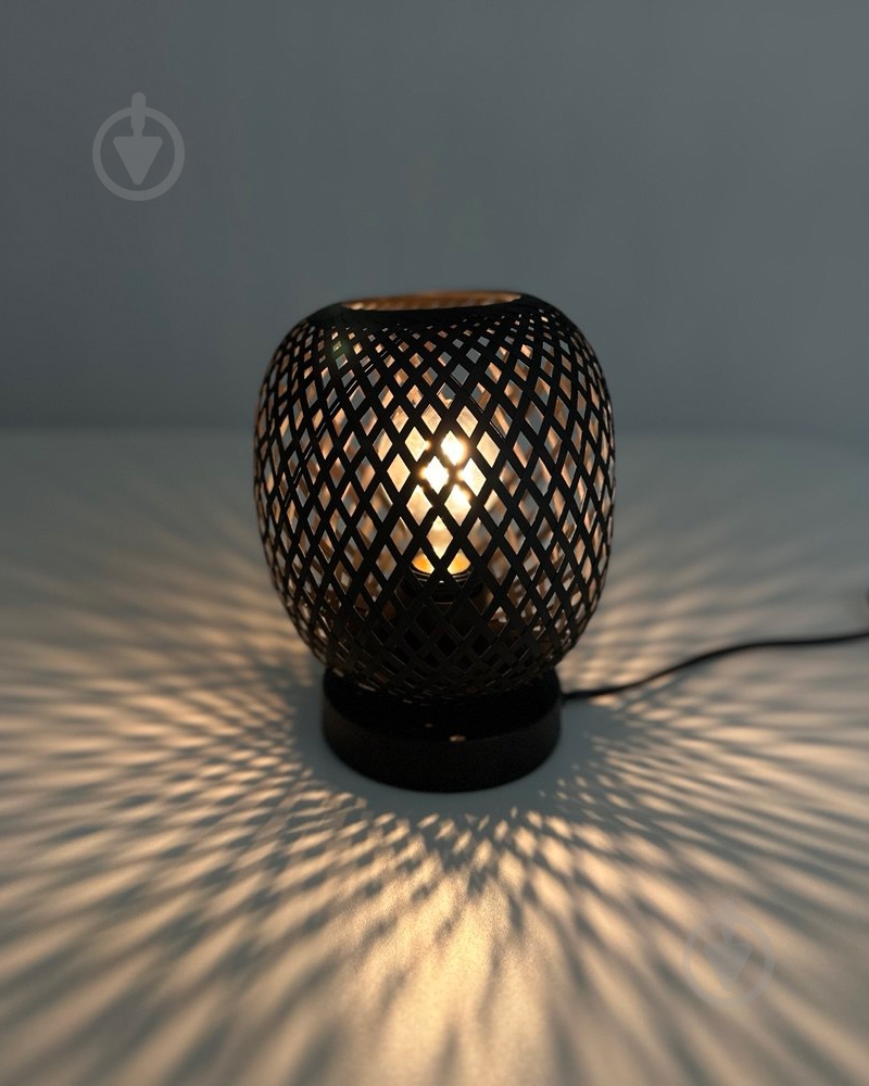 Настольная лампа Goldlux Zanzibar 329226 E27 1x20W IP20 1x20 Вт E27 черный 329226 - фото 2