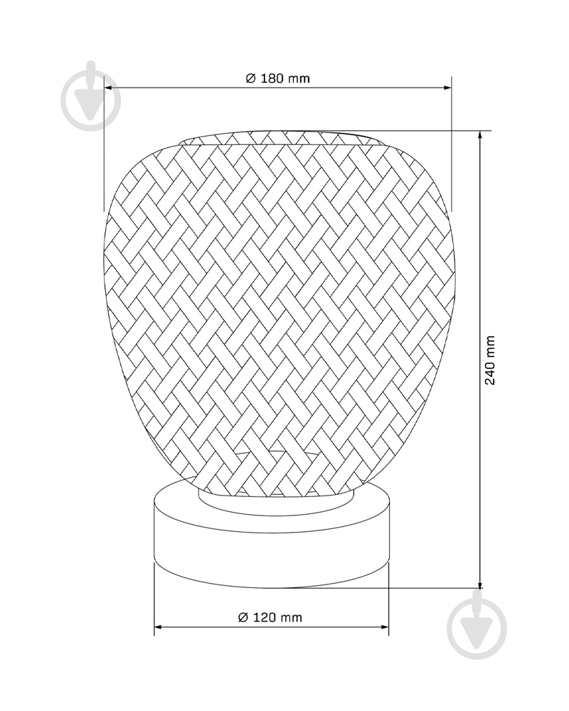 Настольная лампа Goldlux Zanzibar 329226 E27 1x20W IP20 1x20 Вт E27 черный 329226 - фото 5