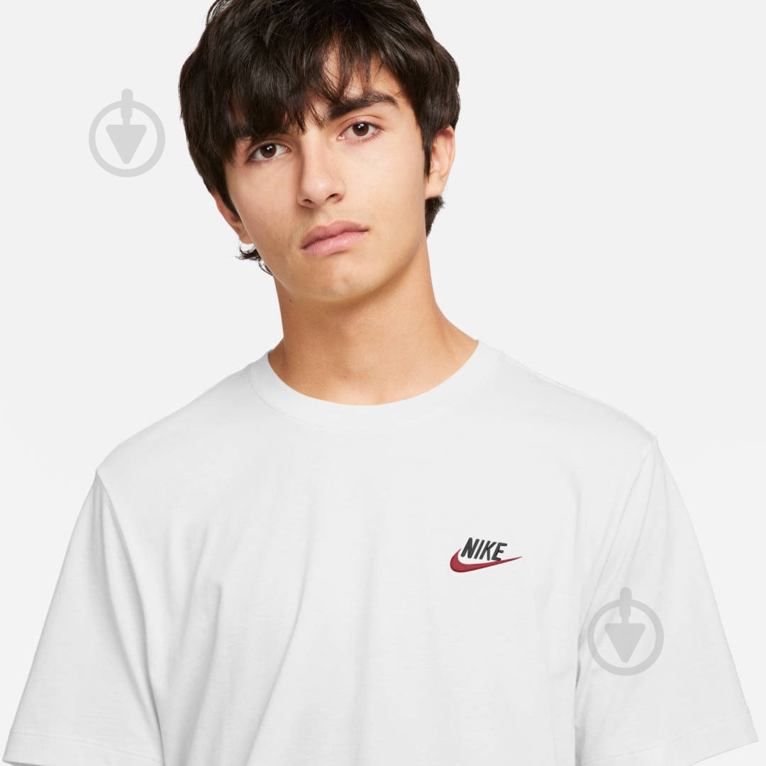 Футболка Nike M NSW CLUB TEE AR4997-100 р.2XL білий - фото 3 Футболка Nike M NSW CLUB TEE AR4997-100 р.2XL білий - фото 3