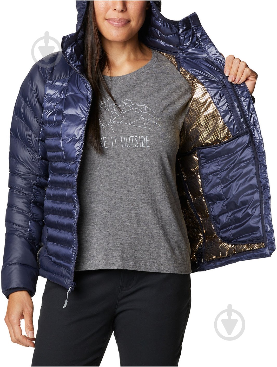 Куртка женская Columbia Labyrinth Loop 1955323-466 р.S синий - фото 6 Куртка женская Columbia Labyrinth Loop 1955323-466 р.S синий - фото 6