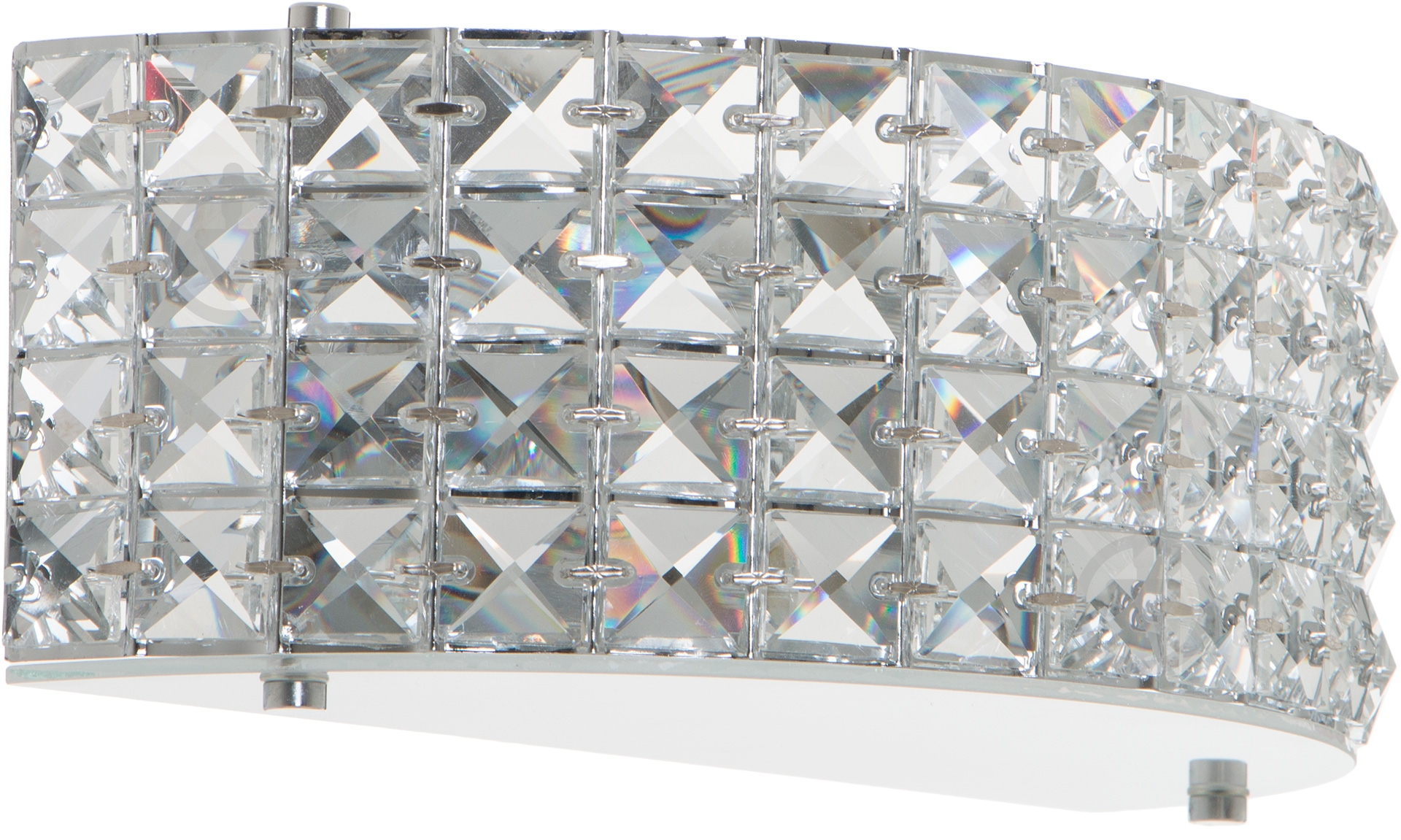 Бра Altalusse 2x40 Вт E14 белый хром INL-1128W-02 chrome - фото 2