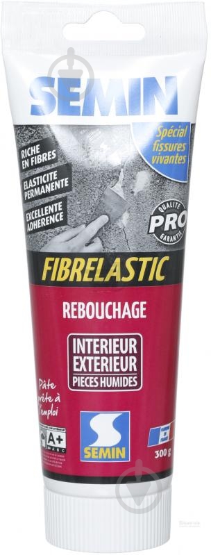 Шпаклівка SEMIN Sem Joint Compоund 15 кг 2 шт. + Шпаклівка FIBRELASTIK 300г - фото 2 Шпаклівка SEMIN Sem Joint Compоund 15 кг 2 шт. + Шпаклівка FIBRELASTIK 300г - фото 2