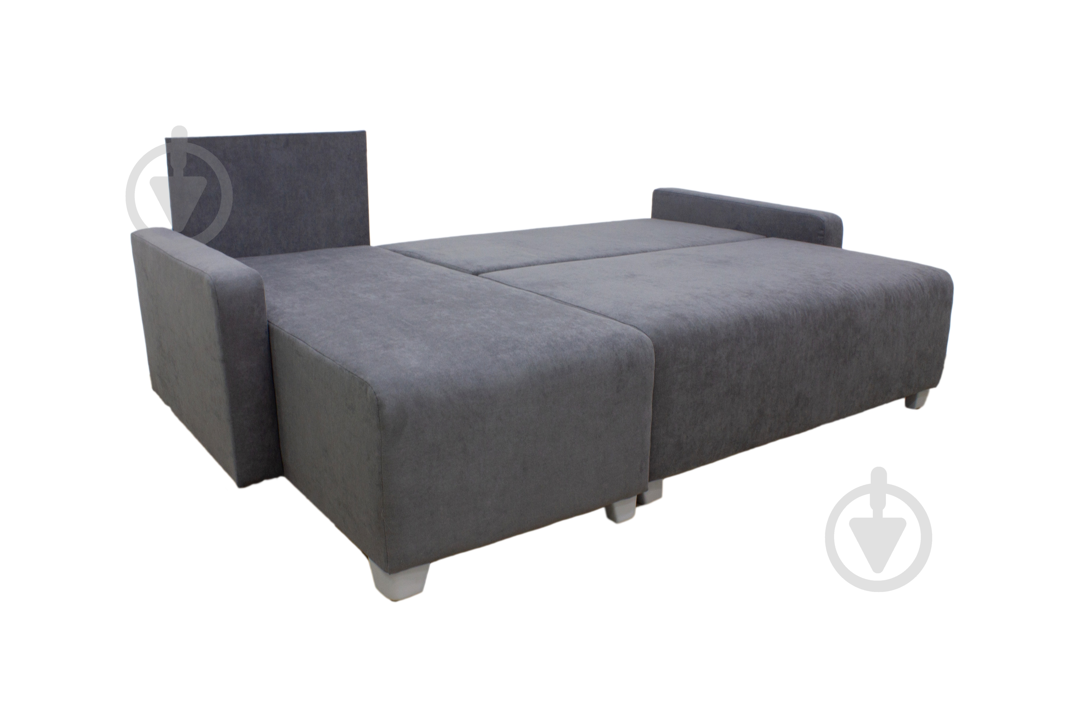 Диван угловой Элегант Еписофт 19 темно-серый 2170x1430x770 мм - фото 2