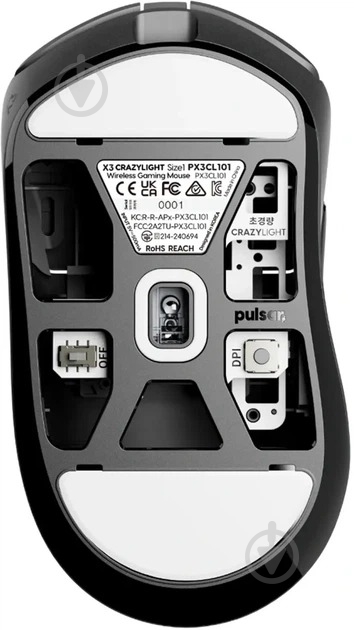Мишка бездротова Pulsar X3 CrazyLight Mini black (PX3RCL101) - фото 4