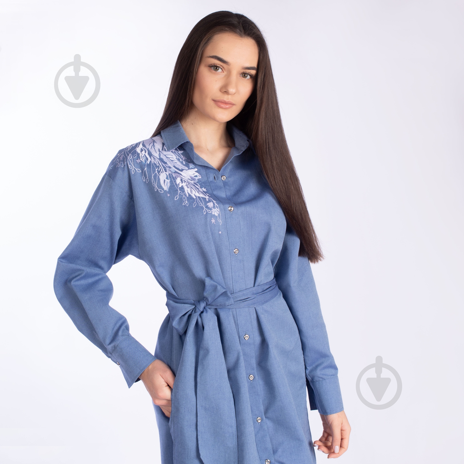 Сукня Едельвіка синій р. 34 123-22/00 - фото 3 Сукня Едельвіка синій р. 34 123-22/00 - фото 3