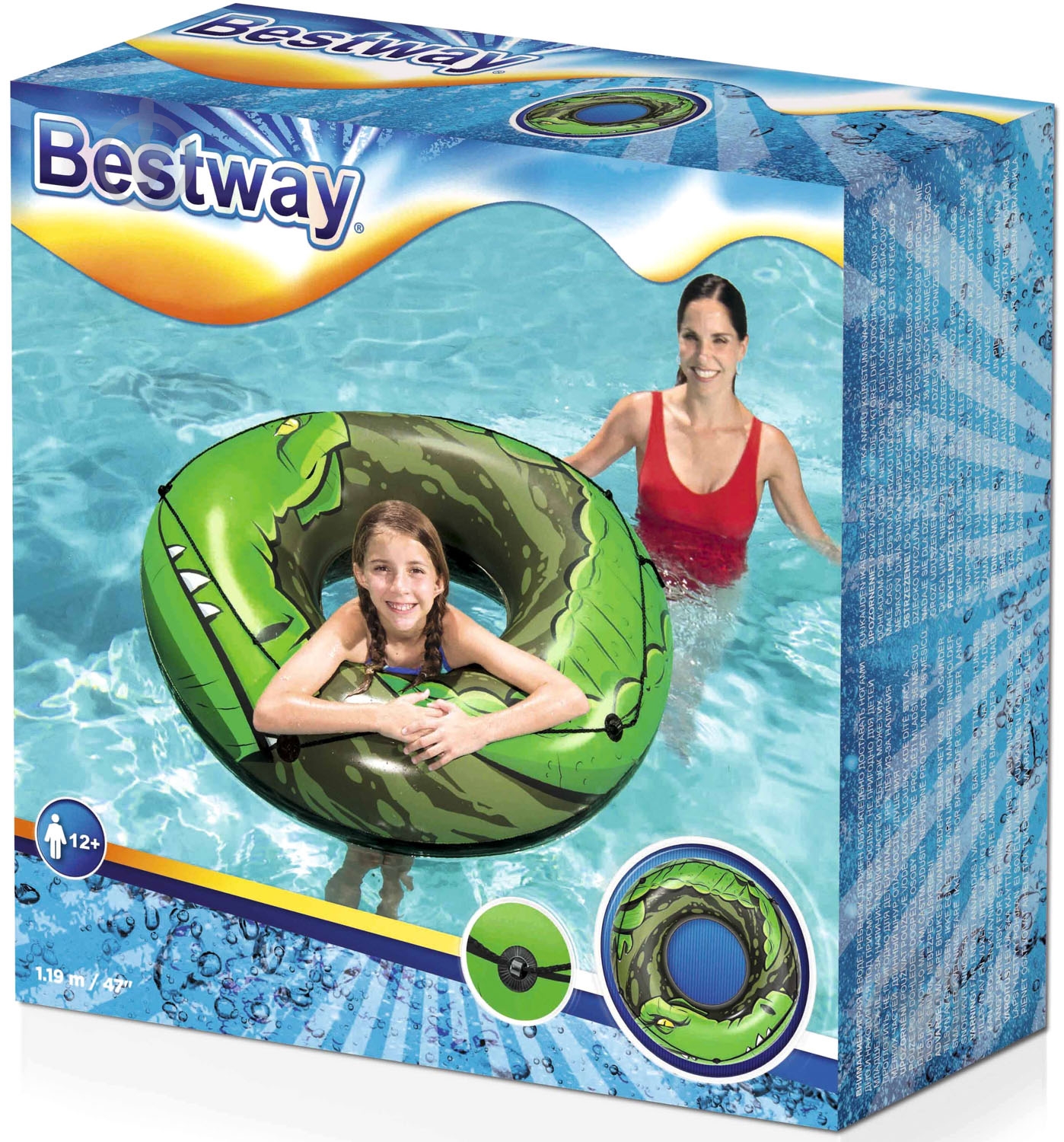 Круг Bestway ø119 Bestway Аллигатор (36108EU) - фото 7