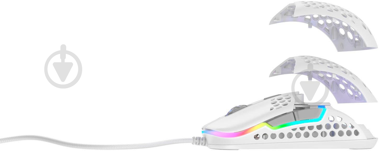 Мишка Xtrfy XG-M42-RGB-WHITE - фото 3