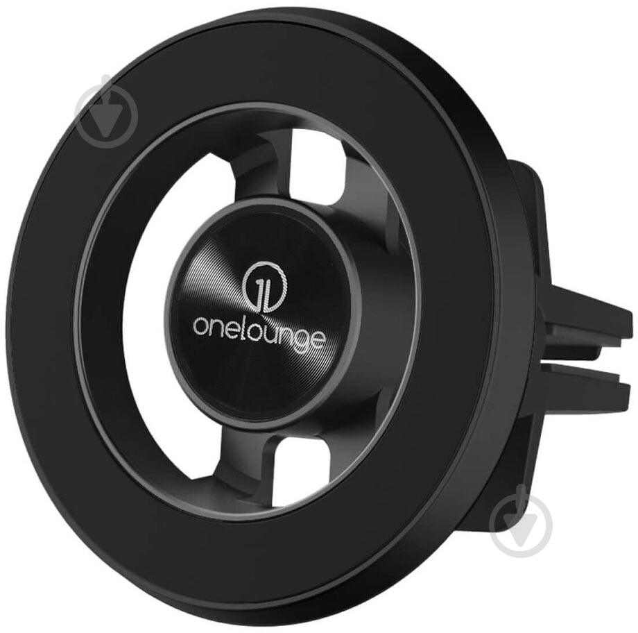 Автотримач OneLounge 1Mag MagSafe для iPhone 13 | 12 чорний - фото 1