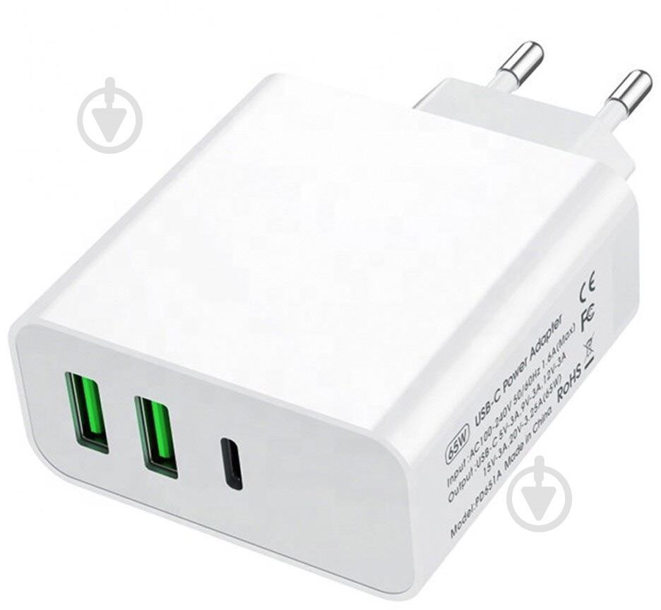 Зарядний пристрій OneLounge 1Power PD 65W для MacBook - фото 2