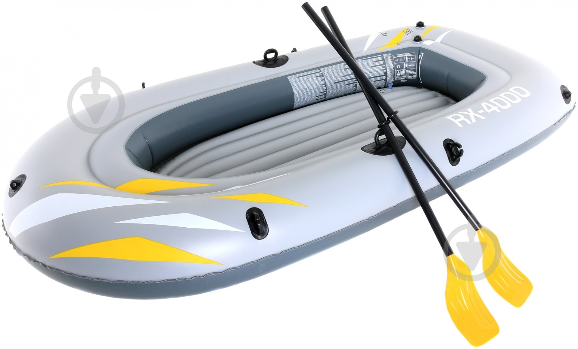 Лодка Bestway RX-4000 серый - фото 1