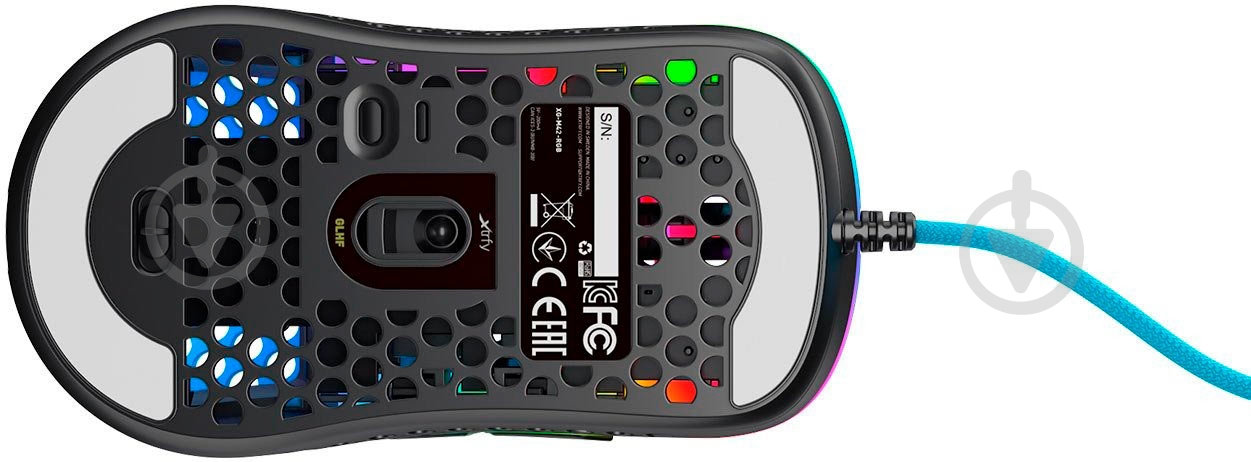 Мышка Xtrfy XG-M42-RGB-BLUE blue (XG-M42-RGB-BLUE) - фото 5