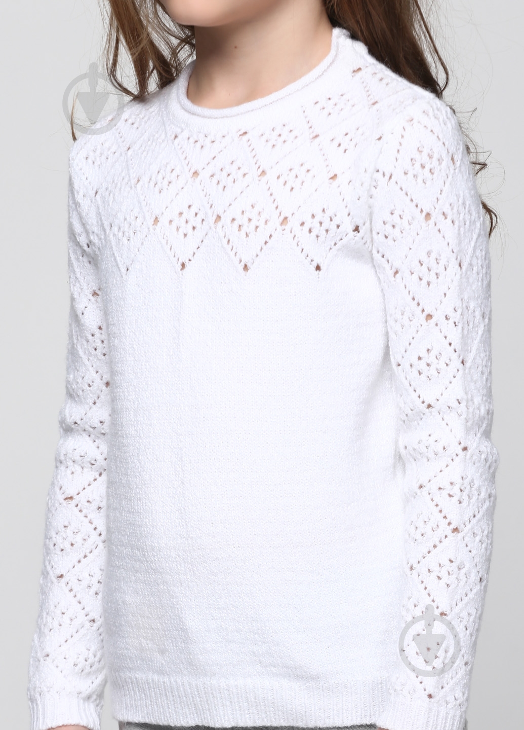 Свитер для девочки Top Hat р.134 белый 170221 - фото 3 Свитер для девочки Top Hat р.134 белый 170221 - фото 3