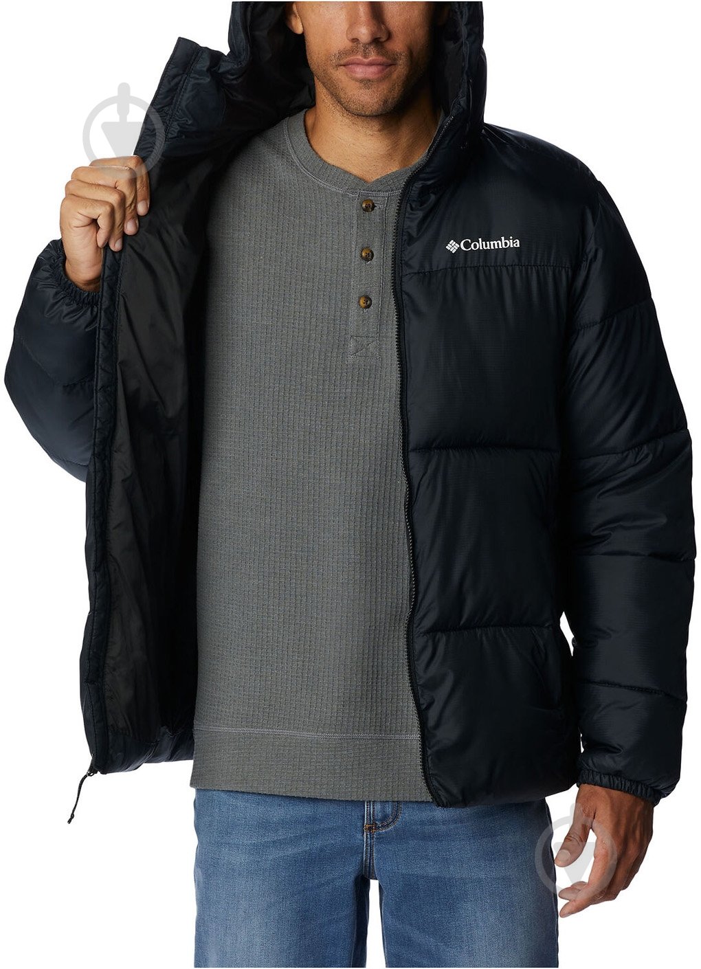 Куртка чоловіча Columbia Puffect 2008413-010 р.2XL чорний - фото 4 Куртка чоловіча Columbia Puffect 2008413-010 р.2XL чорний - фото 4