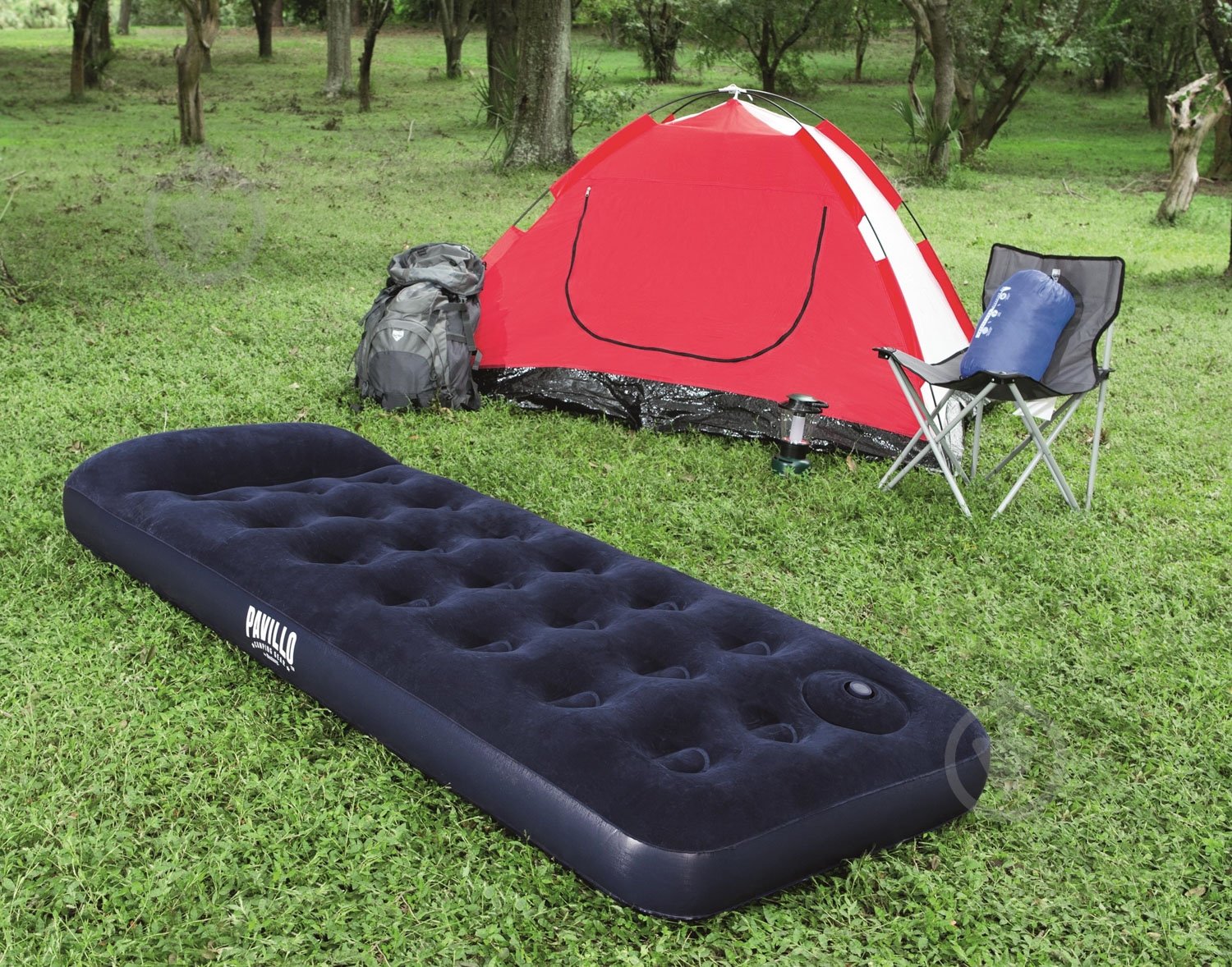 Матрас Bestway 185х76 см 67223 синий - фото 6