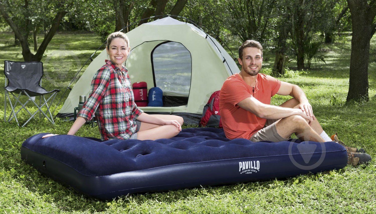 Матрас Bestway 191х137 см 67225 синий - фото 6 Матрас Bestway 191х137 см 67225 синий - фото 6