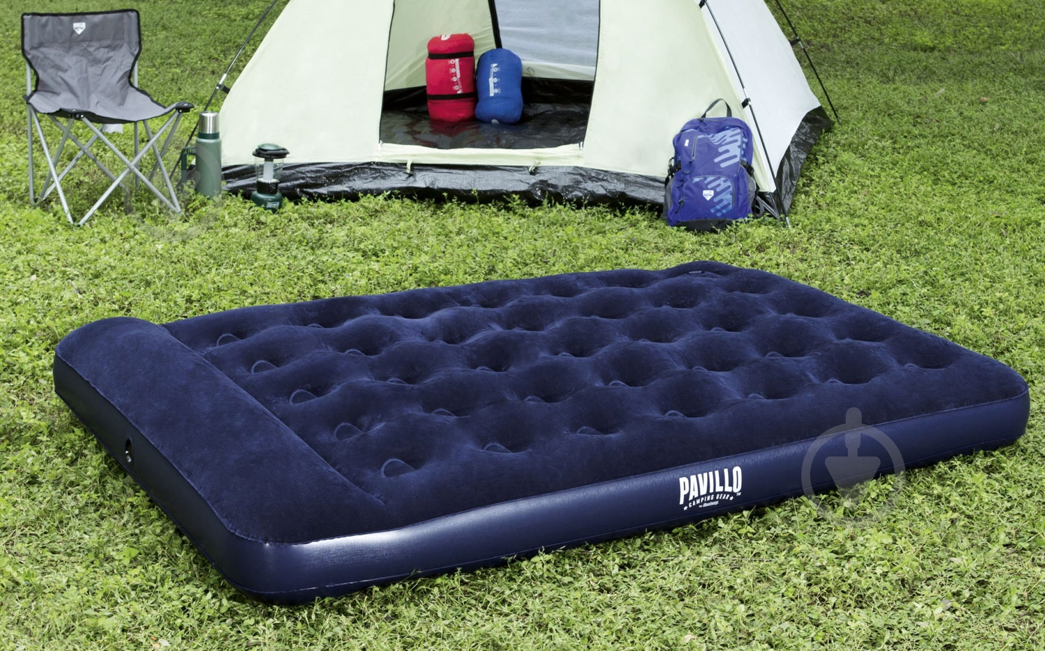 Матрас Bestway 191х137 см 67225 синий - фото 5 Матрас Bestway 191х137 см 67225 синий - фото 5