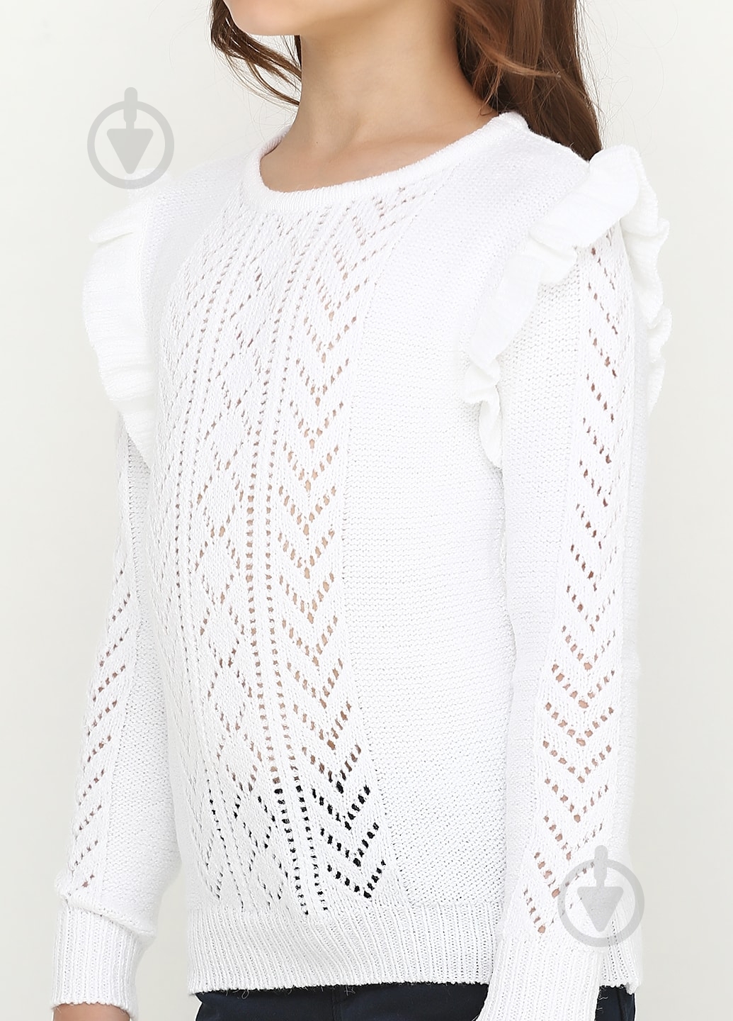 Свитер для девочки Top Hat р.134 белый 18805 - фото 2 Свитер для девочки Top Hat р.134 белый 18805 - фото 2