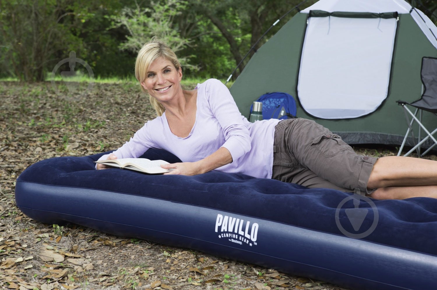 Матрас Bestway 203х152 см 67226 синий - фото 5