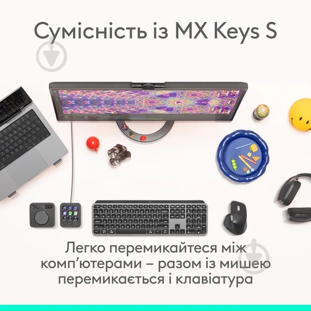 Мишка бездротова Logitech MX Master 4 for Business black (910-007617) - фото 13
