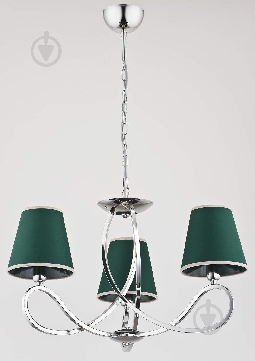 Люстра підвісна ALFA Willma 3xE14 зелений 23353 - фото 1