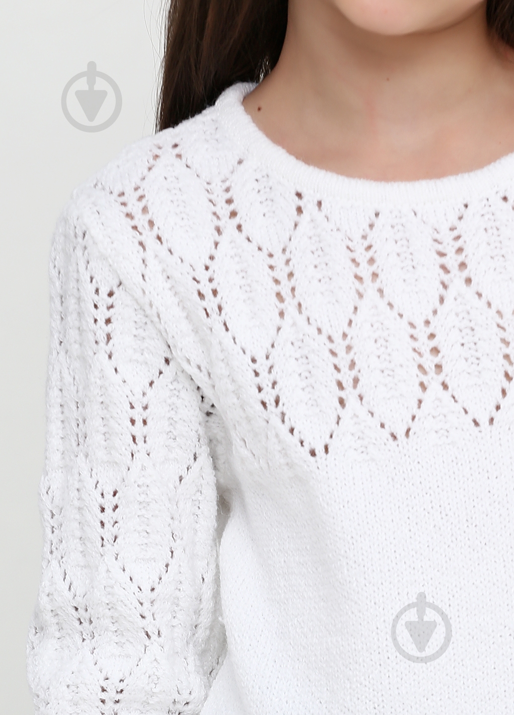 Свитер для девочки Top Hat р.128 белый 19801 - фото 3