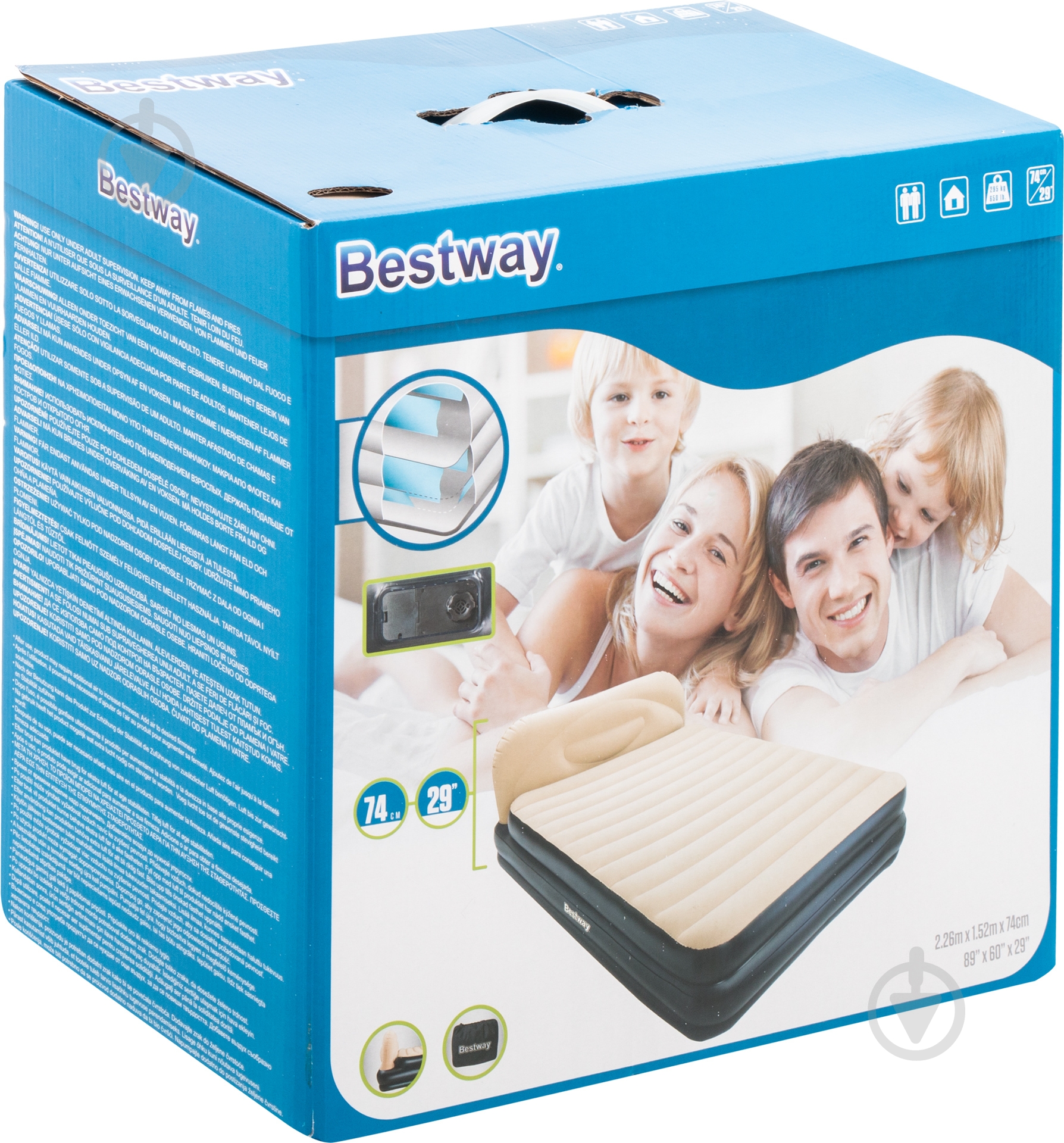 Матрас Bestway 226х152 см 67483 - фото 3 Матрас Bestway 226х152 см 67483 - фото 3