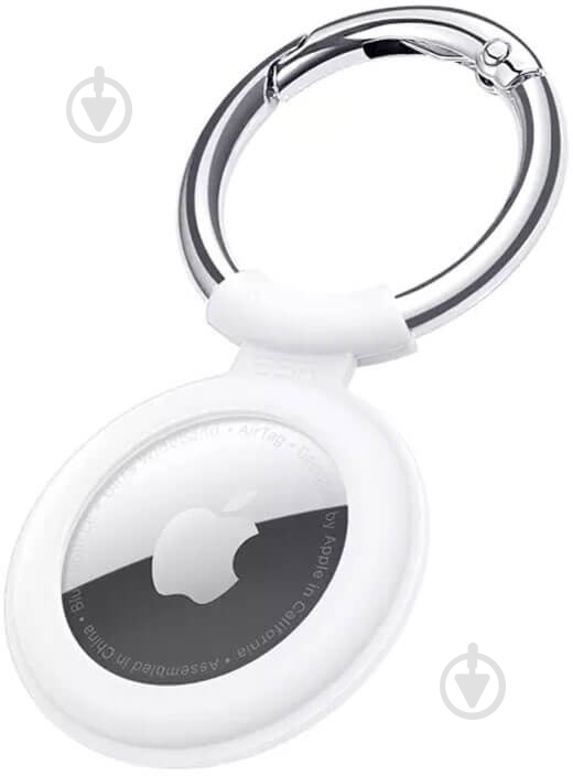 Чохол-брелок ESR Cloud Silicone Keychain Case для AirTag white - фото 3 Чохол-брелок ESR Cloud Silicone Keychain Case для AirTag white - фото 3