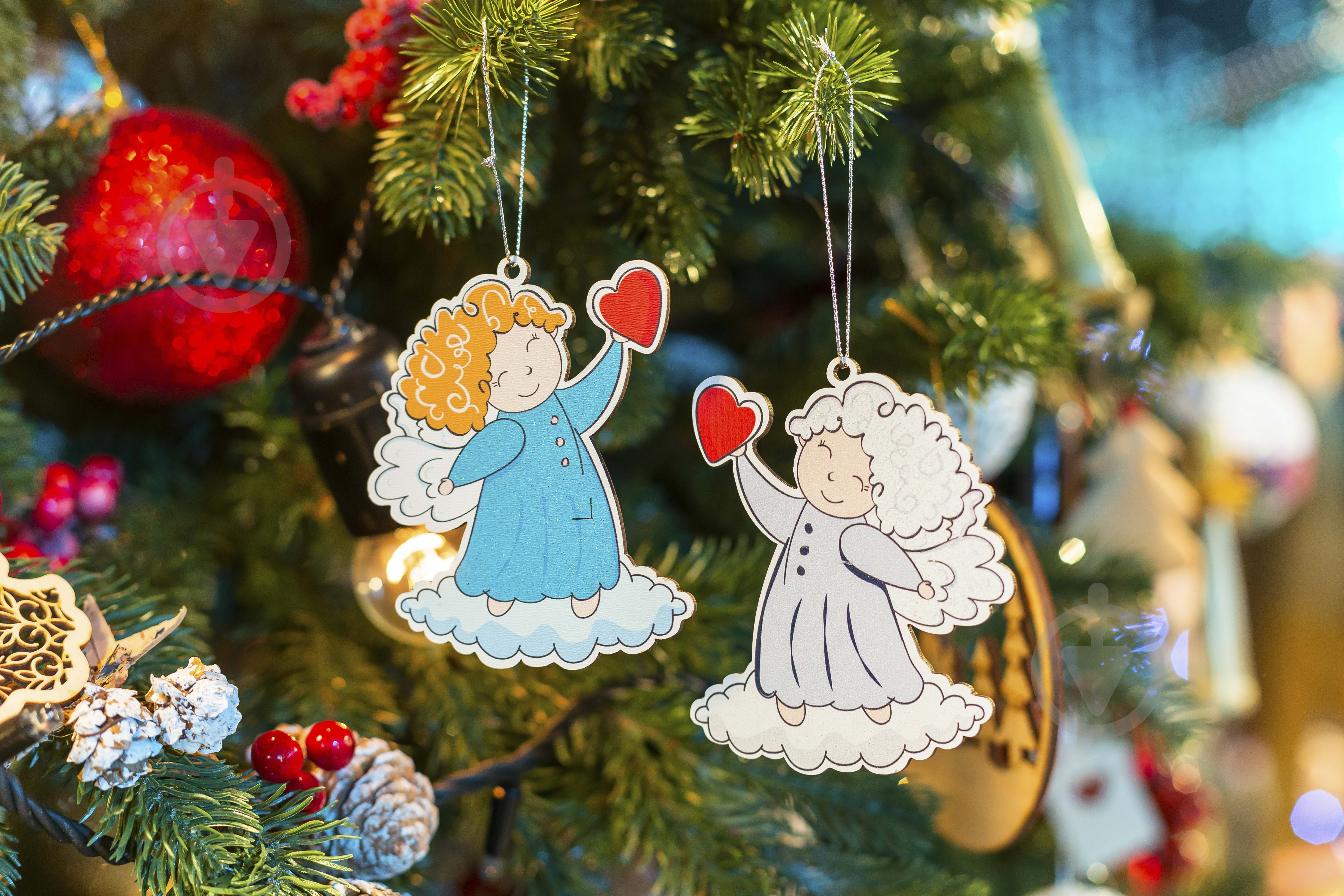 Ангелочек добрых дел МДФ 10 см - фото 1 Ангелочек добрых дел МДФ 10 см - фото 1