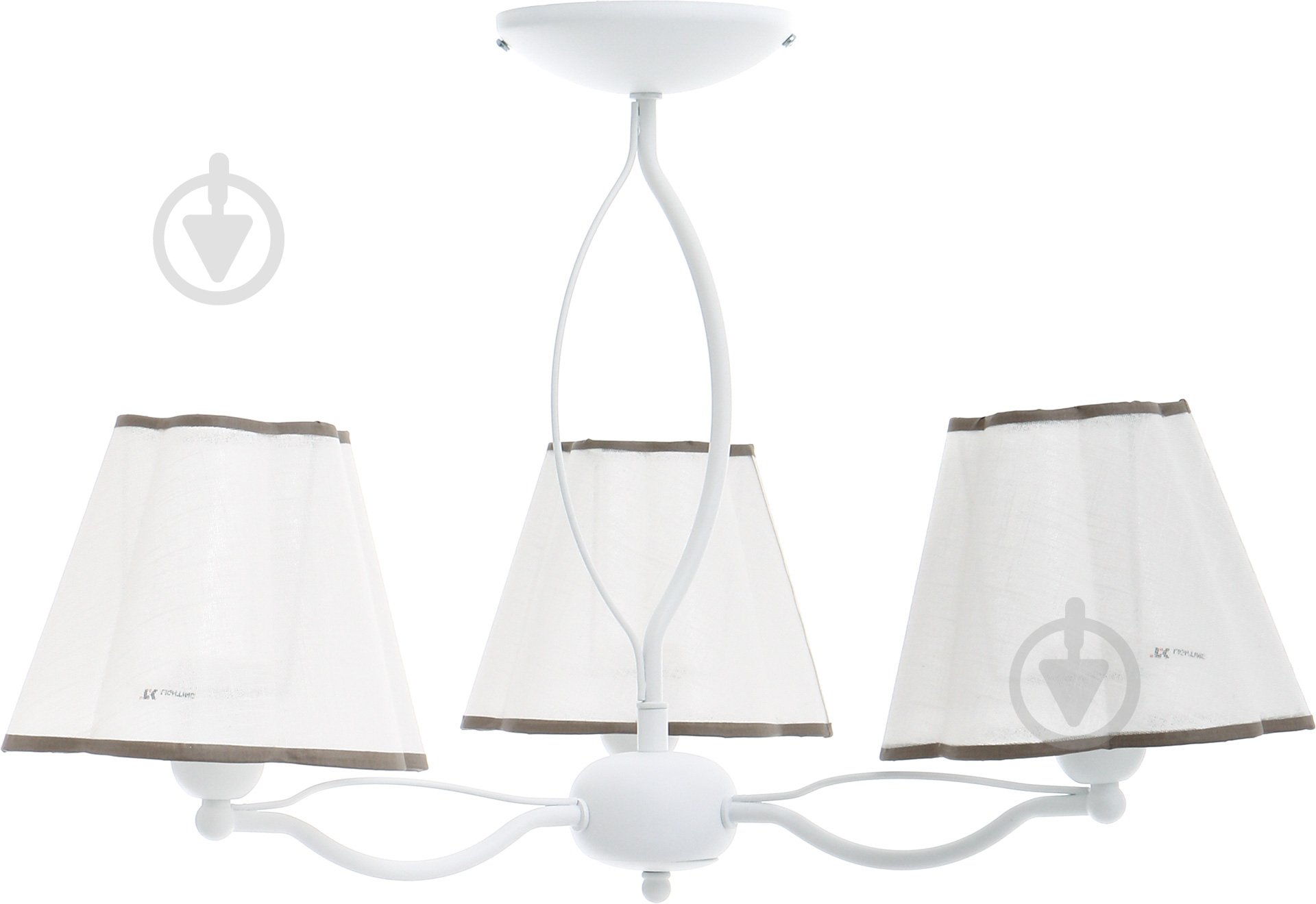 Люстра потолочная TK Lighting Stokrotka 3x60 Вт E27 белый 1293 - фото 2 Люстра потолочная TK Lighting Stokrotka 3x60 Вт E27 белый 1293 - фото 2